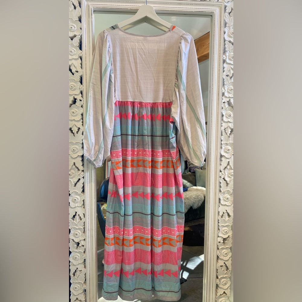 Colorful Geometric Patterned Dress - Picture 2 of 5